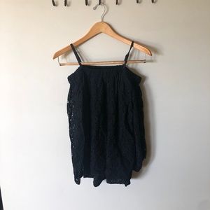 Lace off the shoulder top